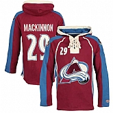 Colorado Avalanche #29 Nathan Mackinnon Red All Stitched Hooded Sweatshirt,baseball caps,new era cap wholesale,wholesale hats